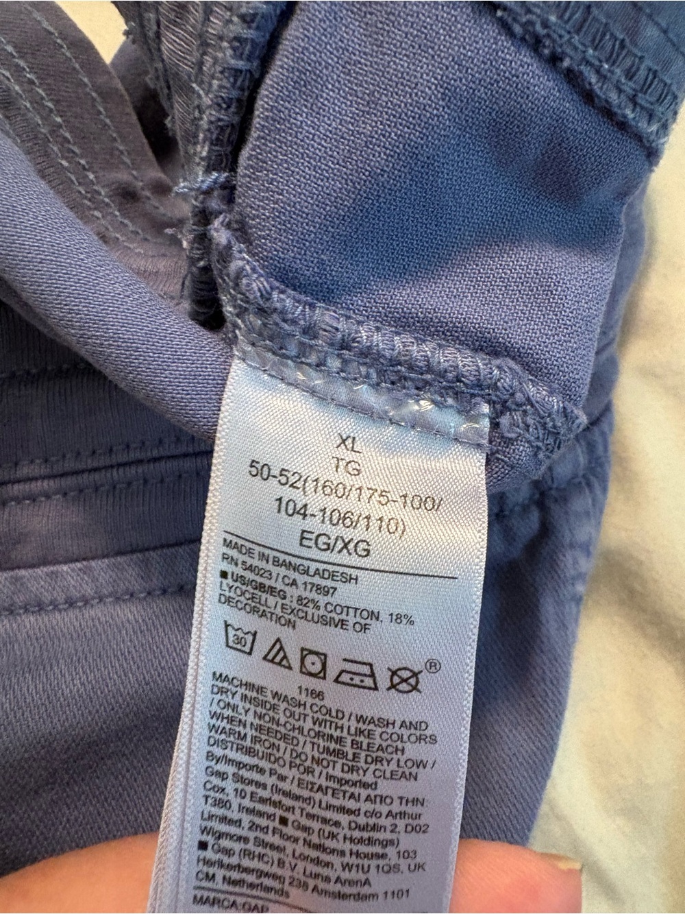 GAP Periwinkle Drawstring Shorts - Picture 5 of 8